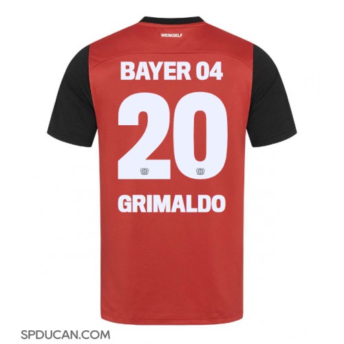 Muški Nogometni Dres Bayer Leverkusen Alejandro Grimaldo #20 Domaci 2024-25 Kratak Rukav